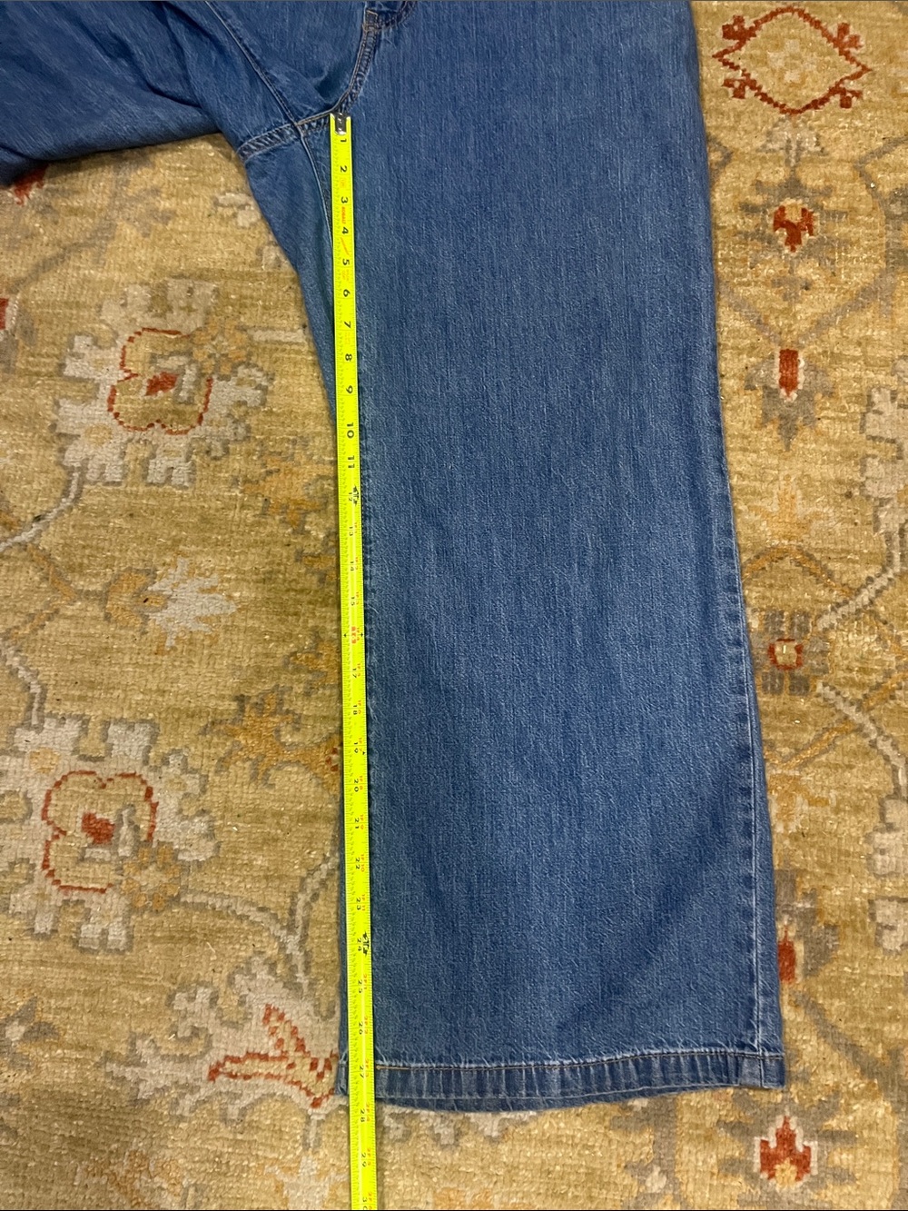 Levi’s Women’s Classic Blue Denim Short Sleeve Jumpsuit - Size XL - Picture 11 of 11